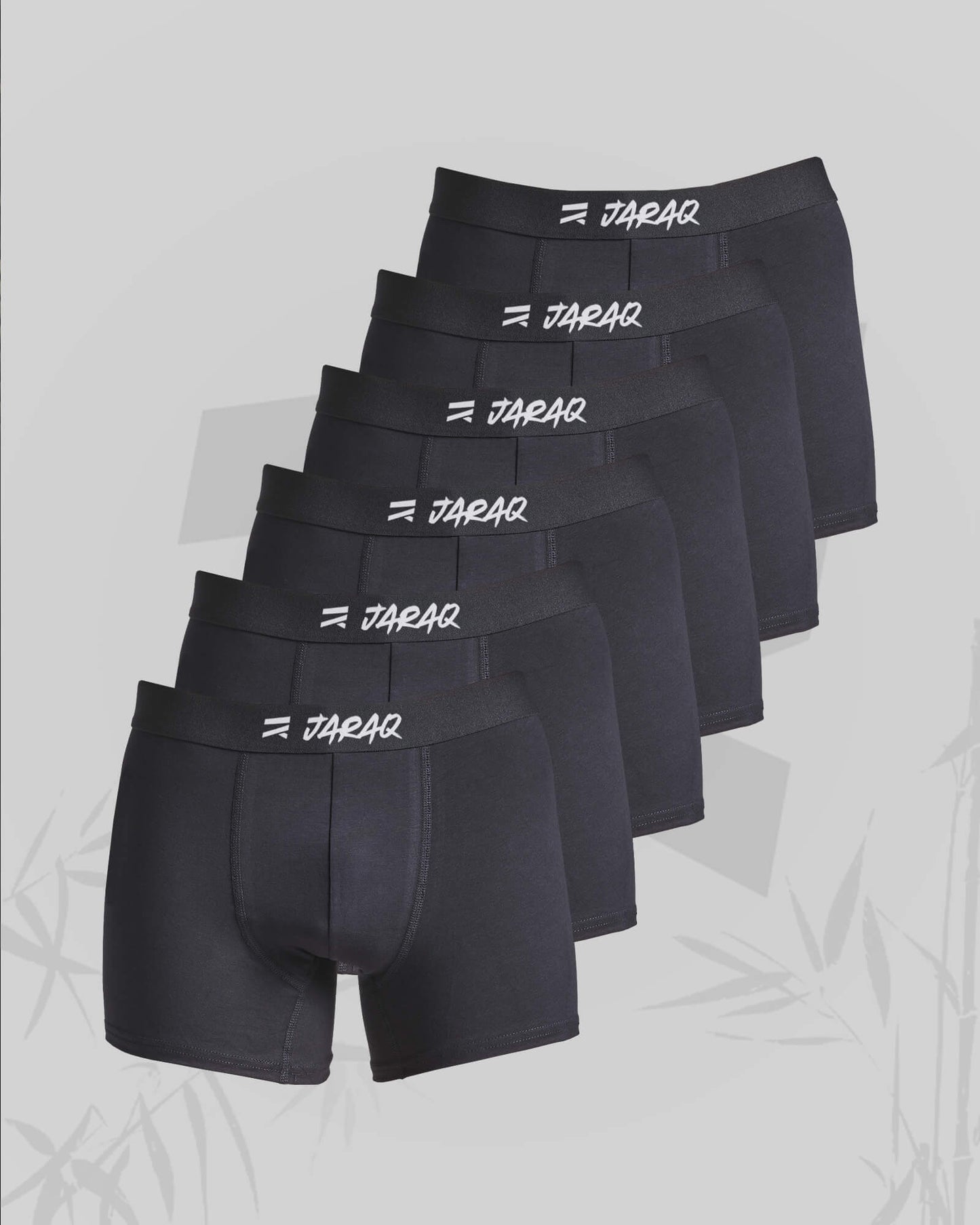 Herren Boxershorts Bambus (Schwarz)